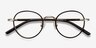 Anywhere Brun AcétateMontures de lunettes de vue d'EyeBuyDirect, Vue Rapprochée