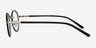 Anywhere Black AcetateEyeglass Frames from EyeBuyDirect, Side View