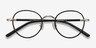 Anywhere Black AcetateEyeglass Frames from EyeBuyDirect, Closed View