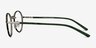 Anywhere Green AcetateEyeglass Frames from EyeBuyDirect, Side View