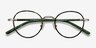Anywhere Green AcetateEyeglass Frames from EyeBuyDirect, Closed View