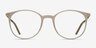 Tangent Transparent MétalMontures de lunettes de vue d'EyeBuyDirect, Vue de Face