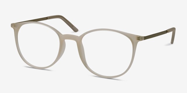 Tangent Transparent MétalMontures de lunettes de vue d'EyeBuyDirect, Vue d'Angle