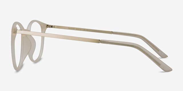 Tangent Transparent MétalMontures de lunettes de vue d'EyeBuyDirect, Vue de Côté