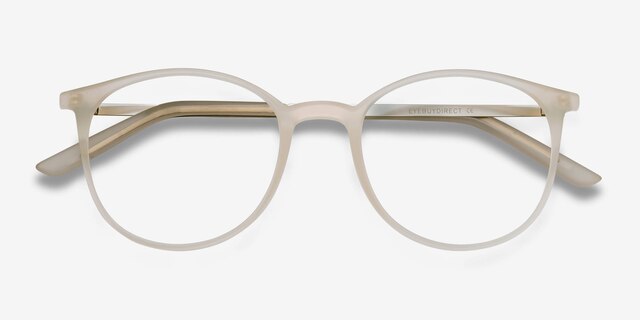 Tangent Transparent MétalMontures de lunettes de vue d'EyeBuyDirect, Vue Rapprochée