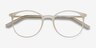 Tangent Transparent MétalMontures de lunettes de vue d'EyeBuyDirect, Vue Rapprochée