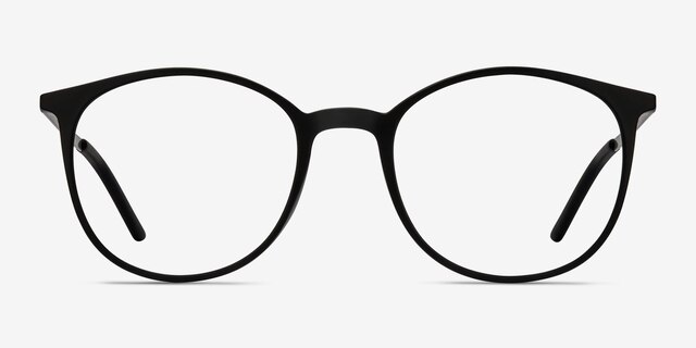 Tangent Black MetalEyeglass Frames from EyeBuyDirect, Front View