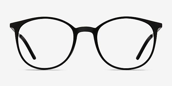 Tangent Black Metal Eyeglass Frames