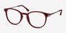 Mirando Raspberry Plastic-metalEyeglass Frames from EyeBuyDirect, Angle View