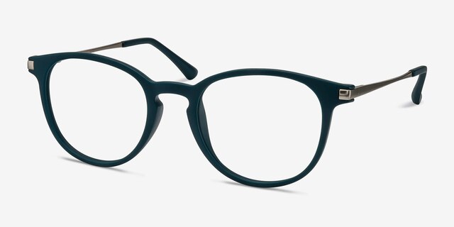 Mirando Marine MetalEyeglass Frames from EyeBuyDirect, Angle View