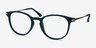 Mirando Marine MetalEyeglass Frames from EyeBuyDirect, Angle View