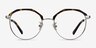 Festival Tortoise Acetate-metalEyeglass Frames from EyeBuyDirect, Front View