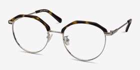 Festival Écailles Acetate-metal Montures de lunettes de vue d'EyeBuyDirect, Vue d'Angle