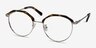 Festival Tortoise Acetate-metalEyeglass Frames from EyeBuyDirect, Angle View