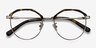 Festival Tortoise Acetate-metalEyeglass Frames from EyeBuyDirect, Closed View