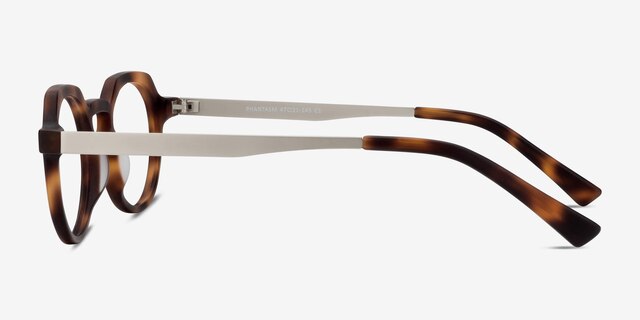 Phantasm Matte Tortoise AcetateEyeglass Frames from EyeBuyDirect, Side View