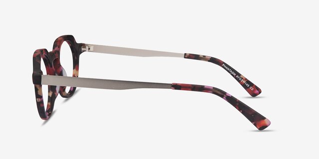 Phantasm Speckled Rose Acetate-metalMontures de lunettes de vue d'EyeBuyDirect, Vue de Côté