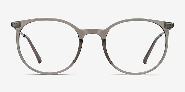 Marilou Clear Gray Plastic-metal Montures de lunettes de vue