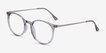 Marilou Clear Gray Plastic, MetalEyeglass Frames from EyeBuyDirect, Angle View