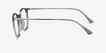 Marilou Clear Gray Plastic, MetalEyeglass Frames from EyeBuyDirect, Side View