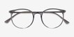 Marilou Clear Gray Plastic, MetalEyeglass Frames from EyeBuyDirect, Closed View