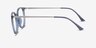 Marilou Clear Cobalt Plastic-metalEyeglass Frames from EyeBuyDirect, Side View