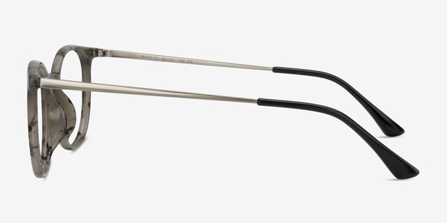 Marilou Marble Slate MetalEyeglass Frames from EyeBuyDirect, Side View