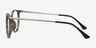 Marilou Marble Slate MetalEyeglass Frames from EyeBuyDirect, Side View