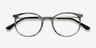 Marilou Marble Slate MetalEyeglass Frames from EyeBuyDirect, Closed View