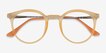 Grin Matte Yellow Plastic, MetalEyeglass Frames from EyeBuyDirect, Closed View