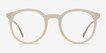 Grin Matte Clear Plastic, MetalEyeglass Frames from EyeBuyDirect, Front View