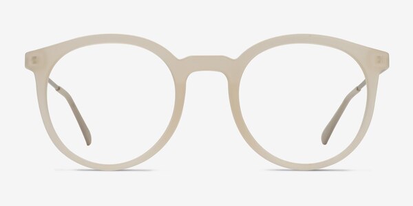 Grin Matte Clear Plastic-metal Eyeglass Frames