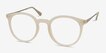 Grin Matte Clear Plastic, MetalEyeglass Frames from EyeBuyDirect, Angle View