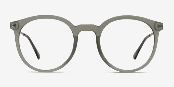 Grin Matte Gray Metal Eyeglass Frames