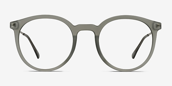 Grin Matte Gray Métal Montures de lunettes de vue