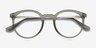 Grin Matte Gray MetalEyeglass Frames from EyeBuyDirect, Closed View