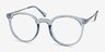 Grin Clear Blue MetalEyeglass Frames from EyeBuyDirect, Angle View
