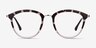 Lightworks Pink Floral Plastic-metalEyeglass Frames from EyeBuyDirect, Front View