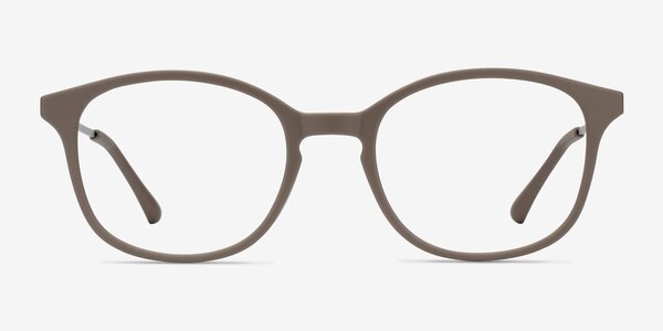 Villa Taupe Metal Eyeglass Frames