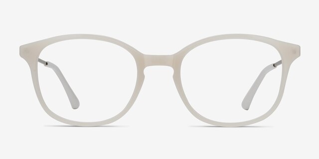 Villa White MetalEyeglass Frames from EyeBuyDirect, Front View