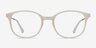 Villa White MetalEyeglass Frames from EyeBuyDirect, Front View