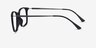 Ghostwriter Matte Black Plastic-metalMontures de lunettes de vue d'EyeBuyDirect, Vue de Côté