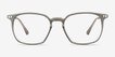 Ghostwriter Gray Plastic, MetalEyeglass Frames from EyeBuyDirect, Front View