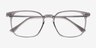 Ghostwriter Gris Plastic-metalMontures de lunettes de vue d'EyeBuyDirect, Vue Rapprochée