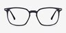 Ghostwriter Navy Plastic-metalEyeglass Frames from EyeBuyDirect, Front View