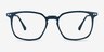 Ghostwriter Teal Plastic-metalEyeglass Frames from EyeBuyDirect, Front View