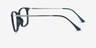 Ghostwriter Teal Plastic-metalEyeglass Frames from EyeBuyDirect, Side View