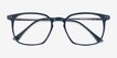 Ghostwriter Teal Plastic, MetalEyeglass Frames from EyeBuyDirect, Closed View