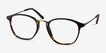 Crave Tortoise Plastic, MetalEyeglass Frames from EyeBuyDirect, Angle View