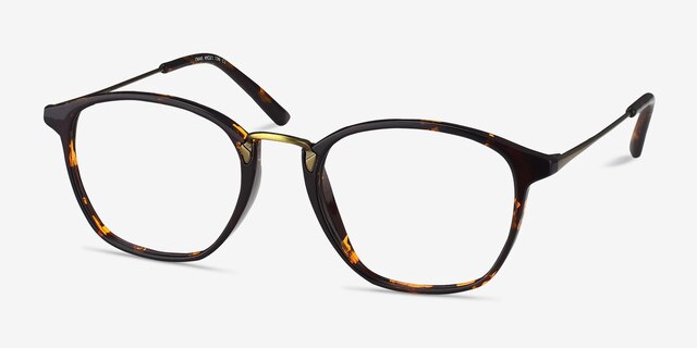 Crave Écailles Plastic-metalMontures de lunettes de vue d'EyeBuyDirect, Vue d'Angle